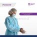 Panamed Disposable Isolation Gown Basic, Large (Sold per 10 pcs.)